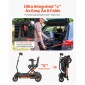 VEVOR 4-Wheel Electric Mobility Scooter για ενήλικες και ηλικιωμένους, ενσωματωμένο αναδιπλούμενο σκούτερ κινητικότητας με μεγάλη εμβέλεια 15KM, Αναπηρικό αμαξίδιο παντός εδάφους με ικανότητα αναρρίχησης 9° & μέγιστη φόρτωση 120kg