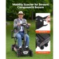 VEVOR 4-Wheel Electric Mobility Scooter για ενήλικες και ηλικιωμένους, ενσωματωμένο αναδιπλούμενο σκούτερ κινητικότητας με μεγάλη εμβέλεια 15KM, Αναπηρικό αμαξίδιο παντός εδάφους με ικανότητα αναρρίχησης 9° & μέγιστη φόρτωση 120kg