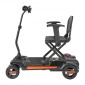 VEVOR 4-Wheel Electric Mobility Scooter για ενήλικες και ηλικιωμένους, ενσωματωμένο αναδιπλούμενο σκούτερ κινητικότητας με μεγάλη εμβέλεια 15KM, Αναπηρικό αμαξίδιο παντός εδάφους με ικανότητα αναρρίχησης 9° & μέγιστη φόρτωση 120kg