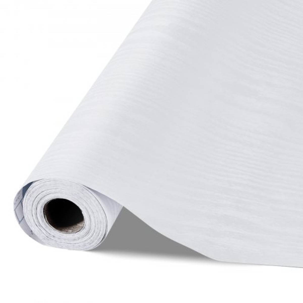 Ταπετσαρία VEVOR Peel and Stick, 45cm x 10m Χαρτί Επαφής Λευκό Wood Grain Waterpoof Αυτοκόλλητο, Εύκολο στο καθάρισμα & ξεφλούδισμα τοίχου Διακοσμητικό ρολό βινυλίου για υπνοδωμάτιο κουζίνα γραφείο γραφείο μπάνιου