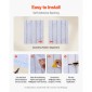 Ταπετσαρία VEVOR Peel and Stick, 45cm x 15m Χαρτί επαφής Λευκό ξύλο με υφή Waterpoof Αυτοκόλλητο, Εύκολο στο καθάρισμα & ξεφλούδισμα τοίχου Διακοσμητικό ρολό βινυλίου για υπνοδωμάτιο κουζίνα γραφείο γραφείο μπάνιου