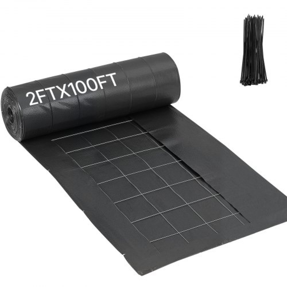 Ρολά από ύφασμα VEVOR Silt Fence, 0,6×30,5 m συρμάτινο φράχτη από λάσπη, Περίφραξη ελέγχου διάβρωσης για κατακράτηση ιζημάτων, βιομηχανικό ύφασμα σκληρού πολυπροπυλενίου για εργοτάξια