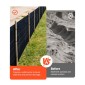 Ρολά από ύφασμα VEVOR Silt Fence, 0,6×30,5 m συρμάτινο φράχτη από λάσπη, Περίφραξη ελέγχου διάβρωσης για κατακράτηση ιζημάτων, βιομηχανικό ύφασμα σκληρού πολυπροπυλενίου για εργοτάξια