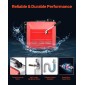 VEVOR Drain Cleaner Machine, 850W Electric Pipe Drain Cleaning Machine Sewer Snake with 14,5m x 16mm, 14m x 22mm, 5m x 9,5mm, 0,4m x 12mm Steel Spring Cable & 11 Cutters, Fit 20mm Dimeters