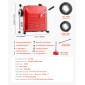 VEVOR Drain Cleaner Machine, 850W Electric Pipe Drain Cleaning Machine Sewer Snake with 14,5m x 16mm, 14m x 22mm, 5m x 9,5mm, 0,4m x 12mm Steel Spring Cable & 11 Cutters, Fit 20mm Dimeters