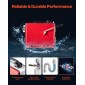 Μηχάνημα καθαρισμού αποχέτευσης VEVOR, 400W 1400RPM Μηχάνημα καθαρισμού αποχέτευσης ηλεκτρικών σωλήνων Sewer Snake with 20m x 16mm, 5m x 9.5mm & 0.4m x 12mm Steel Spring Cable and 6 Cutters, Fit 50-110 Pipes Diemeter