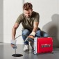Μηχάνημα καθαρισμού αποχέτευσης VEVOR, 400W 1400RPM Μηχάνημα καθαρισμού αποχέτευσης ηλεκτρικών σωλήνων Sewer Snake with 20m x 16mm, 5m x 9.5mm & 0.4m x 12mm Steel Spring Cable and 6 Cutters, Fit 50-110 Pipes Diemeter