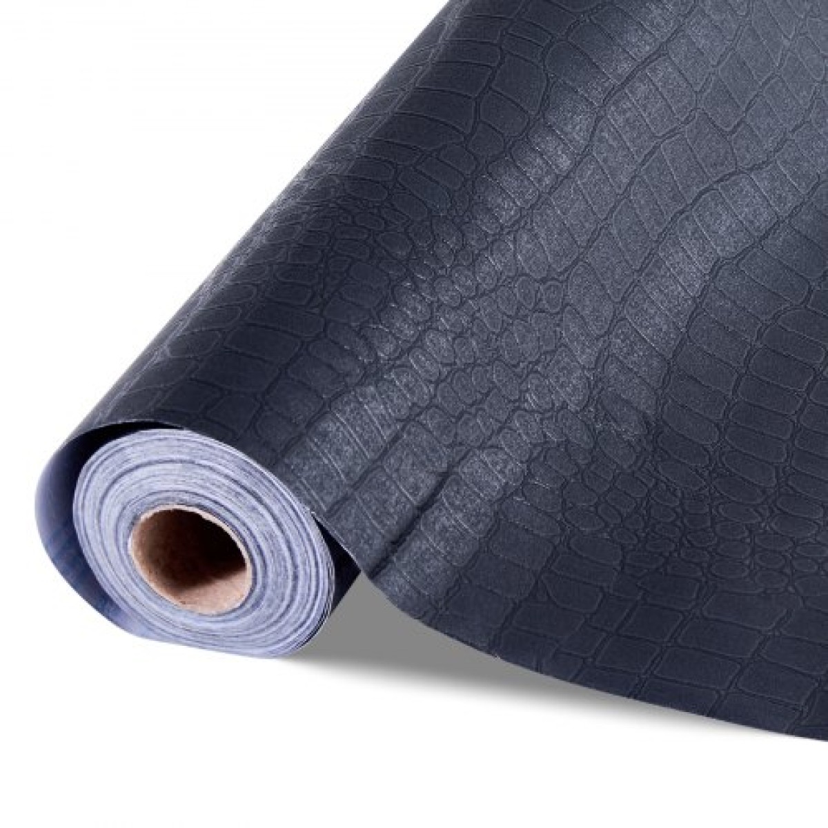 Ταπετσαρία VEVOR Peel and Stick, 40cm x 10m Χαρτί επαφής Μαύρο ραγισμένη υφή Waterpoof Αυτοκόλλητο, Εύκολο στο καθάρισμα & ξεφλούδισμα τοίχου Διακοσμητικό ρολό βινυλίου για κρεβατοκάμαρα κουζίνα γραφείο μπάνιο