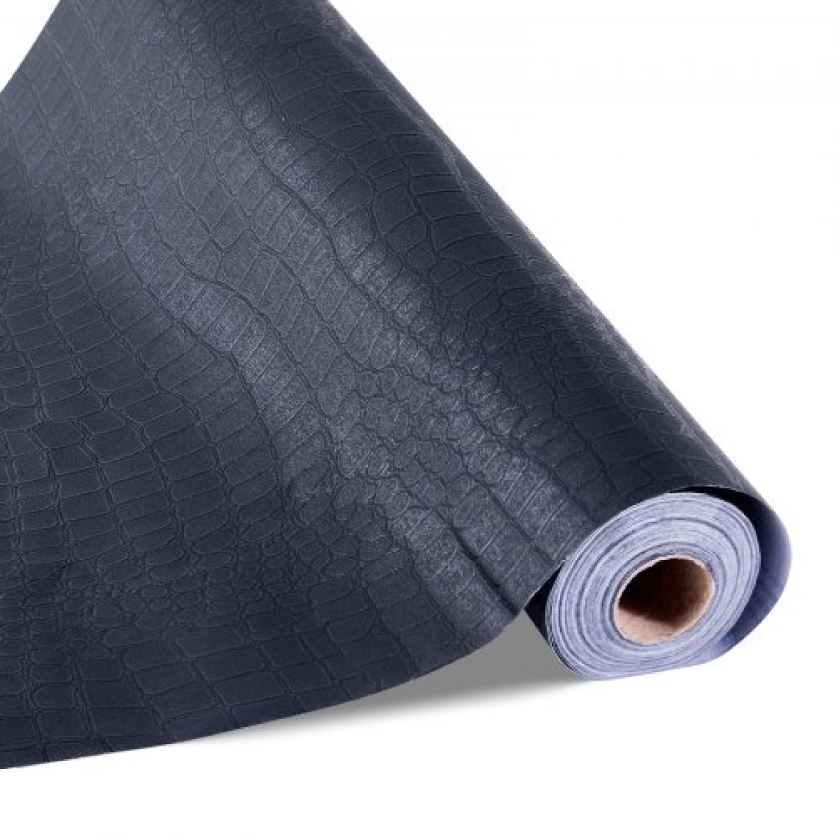 Ταπετσαρία VEVOR Peel and Stick, 40cm x 10m Χαρτί επαφής Μαύρο ραγισμένη υφή Waterpoof Αυτοκόλλητο, Εύκολο στο καθάρισμα & ξεφλούδισμα τοίχου Διακοσμητικό ρολό βινυλίου για κρεβατοκάμαρα κουζίνα γραφείο μπάνιο