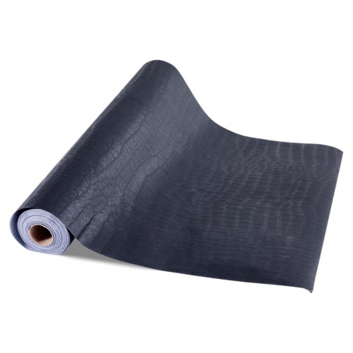 Ταπετσαρία VEVOR Peel and Stick, 40cm x 10m Χαρτί επαφής Μαύρο ραγισμένη υφή Waterpoof Αυτοκόλλητο, Εύκολο στο καθάρισμα & ξεφλούδισμα τοίχου Διακοσμητικό ρολό βινυλίου για κρεβατοκάμαρα κουζίνα γραφείο μπάνιο