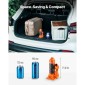 VEVOR Hydraulic Bottle Jack, χωρητικότητα φορτίου 4 τόννων, εύρος ανύψωσης 185-350 mm, βαρέως τύπου υδραυλική συγκολλημένη υποδοχή μπουκαλιών για αυτοκίνητο, SUV, Pickup, Auto Repair, House Lift and Agricultural Equipment, Πορτοκαλί