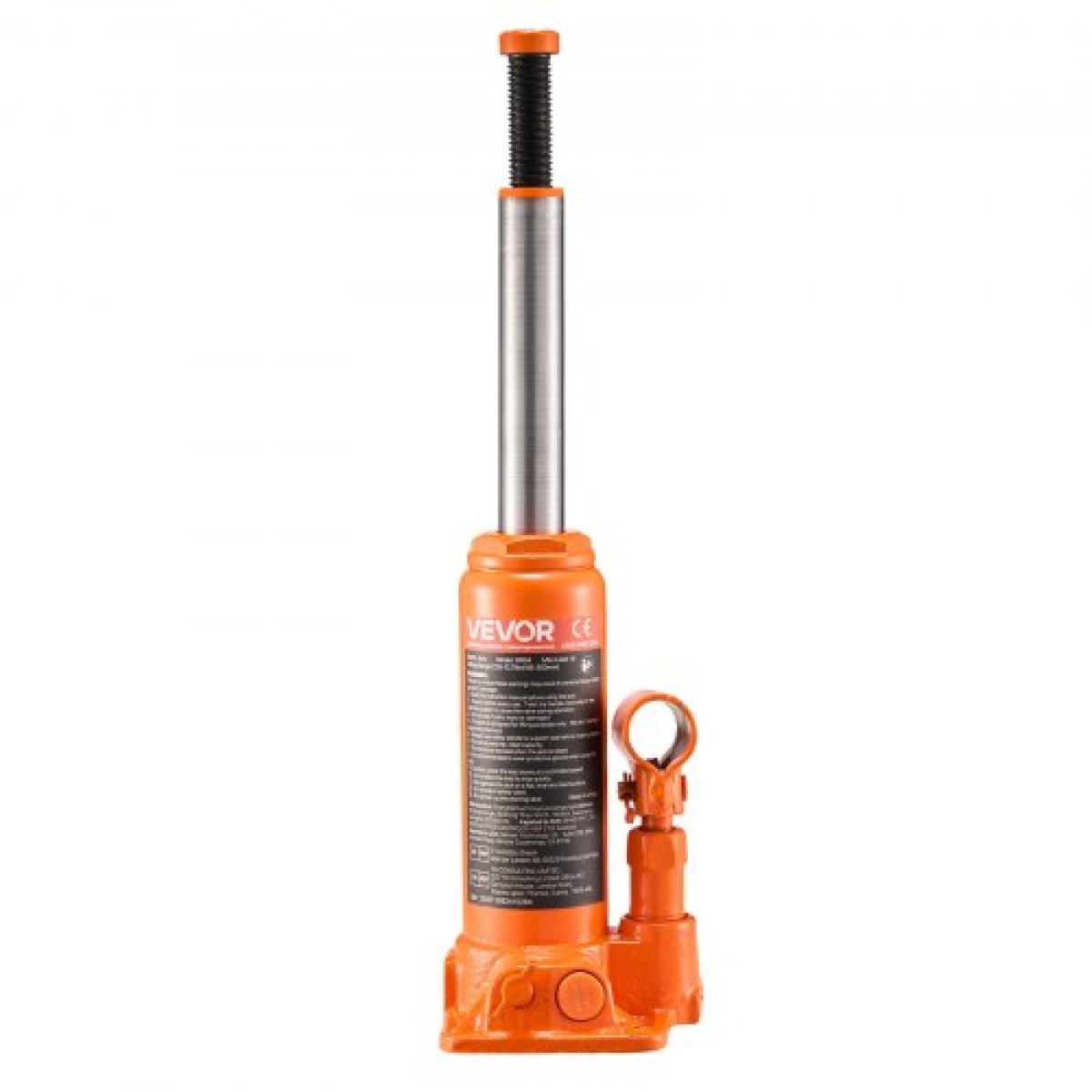 VEVOR Hydraulic Bottle Jack, χωρητικότητα φορτίου 4 τόννων, εύρος ανύψωσης 185-350 mm, βαρέως τύπου υδραυλική συγκολλημένη υποδοχή μπουκαλιών για αυτοκίνητο, SUV, Pickup, Auto Repair, House Lift and Agricultural Equipment, Πορτοκαλί