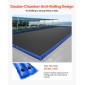 Σακούλες νερού VEVOR Pool Cover, 6 Packs 2380 mm Σωλήνες νερού με κάλυμμα πισίνας διπλού θαλάμου, 0,4mm πάχους τσάντες PVC με βάρη με στεγανό βιδωτό καπάκι, για καλύμματα πισίνας εσωτερικών χώρων χειμερινό κλείσιμο, μπλε