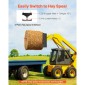 Πλαίσιο παλέτας Skid Steer VEVOR, 1814 kg Ονομαστική χωρητικότητα φορτίου, 115 cm Προσαρτήματα πλαισίου από πιρούνι παλέτας με δέκτη κοτσαδόρου 50,8 mm και μανίκια λόγχης, Κατάλληλο για φορτωτές Τρακτέρ Βάση γρήγορης σύνδεσης, μόνο πλαίσιο