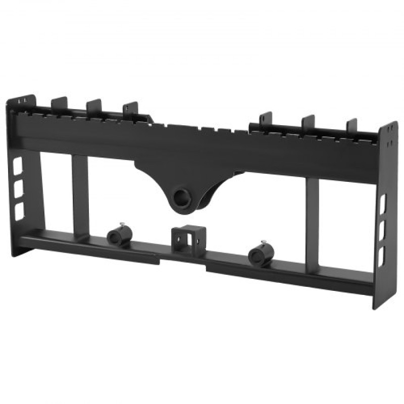 Πλαίσιο παλέτας Skid Steer VEVOR, 1814 kg Ονομαστική χωρητικότητα φορτίου, 115 cm Προσαρτήματα πλαισίου από πιρούνι παλέτας με δέκτη κοτσαδόρου 50,8 mm και μανίκια λόγχης, Κατάλληλο για φορτωτές Τρακτέρ Βάση γρήγορης σύνδεσης, μόνο πλαίσιο