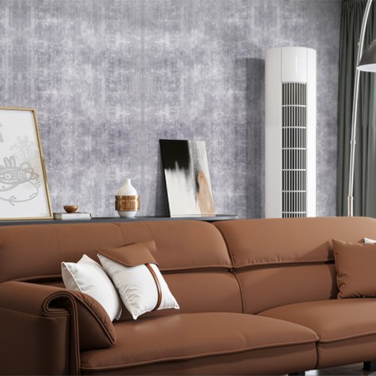 Ταπετσαρία VEVOR Peel and Stick, 40cm x 15m Χαρτί επαφής Waterpoof Αυτοκόλλητο, Εύκολο στο καθάρισμα Διακοσμητικό ρολό τοίχου βινυλίου για υπνοδωμάτιο κουζίνα μπάνιο γραφείου, σκούρο γκρι βιομηχανικό στυλ