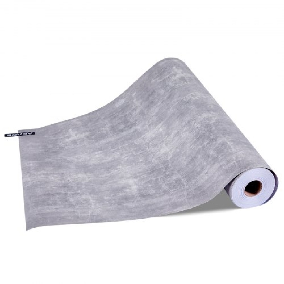 Ταπετσαρία VEVOR Peel and Stick, 40cm x 15m Χαρτί επαφής Waterpoof Αυτοκόλλητο, Εύκολο στο καθάρισμα Διακοσμητικό ρολό τοίχου βινυλίου για υπνοδωμάτιο κουζίνα μπάνιο γραφείου, σκούρο γκρι βιομηχανικό στυλ