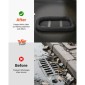 VEVOR Sediment Filter Sock, Dia.Κάλυψη 127 mm x 3048 mm L, Κάλτσες ελέγχου διάβρωσης με πλήρωση πολυπροπυλενίου, εύκαμπτες & αποτελεσματικές κάλτσες φράχτη λάσπης για διαχείριση όμβριων υδάτων, προστασία αποχέτευσης