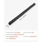 VEVOR Sediment Filter Sock, Dia.Κάλυψη 127 mm x 3048 mm L, Κάλτσες ελέγχου διάβρωσης με πλήρωση πολυπροπυλενίου, εύκαμπτες & αποτελεσματικές κάλτσες φράχτη λάσπης για διαχείριση όμβριων υδάτων, προστασία αποχέτευσης