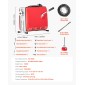 Μηχάνημα καθαρισμού αποχέτευσης VEVOR, 500W 1400RPM Ηλεκτρικό Μηχάνημα Καθαρισμού Αποχέτευσης Αποχετεύσεων Αποχετευτικό Φίδι με 20m x 16mm, 5m x 9,5mm & 0,4m x 16mm Ατσάλινο καλώδιο ελατηρίου και 8 κόφτες, προσαρμογή 50-110 mma Pipes