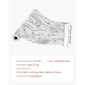 Ταπετσαρία VEVOR Peel and Stick, 45cm x 10m Χαρτί επαφής White Line Art Botanical Floral Waterpoof Αυτοκόλλητο, Εύκολο στο καθάρισμα Διακοσμητικό Ρολό Βινυλίου Τοίχου για Υπνοδωμάτιο Κουζίνα Γραφείο Μπάνιο