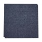 Πλακάκια μοκέτα VEVOR 610x610 mm, τετράγωνο χαλί με φλούδα και ραβδί 15 συσκευασιών, αυτοκόλλητο εμπορικό δάπεδο με μαλακή επένδυση για κάλυμμα χωρίς ραφή 5,6㎡, Εύκολη αντικατάσταση για το γραφείο του σαλονιού, γκρι