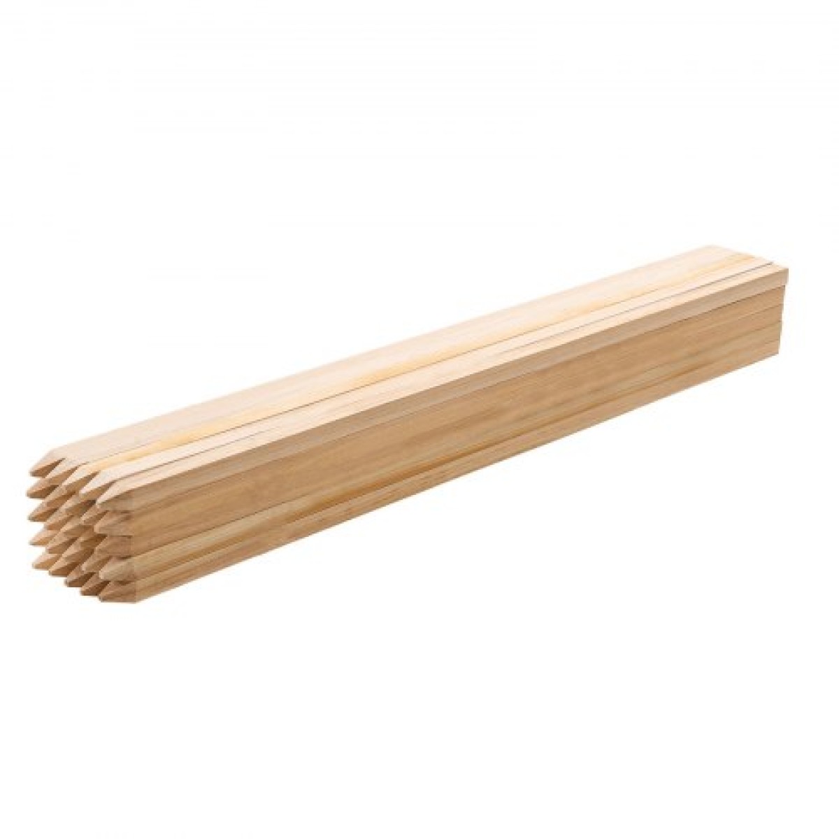 VEVOR Ξύλινοι πάσσαλοι κήπου, 50 τεμ. 19,05×19,05×914,4 χιλιοστά στοιχήματα βαθμολόγησης έρευνας, πάσσαλο κήπου εδάφους με αιχμηρό σημείο, πάσσαλο στήριξης φυτών ξύλου ελάτης, Σημάδια για όρια αυλής περίφραξης λάσπης Βασικές γραμμές