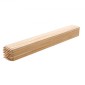 VEVOR Ξύλινοι πάσσαλοι κήπου, 50 τεμ. 19,05×19,05×914,4 χιλιοστά στοιχήματα βαθμολόγησης έρευνας, πάσσαλο κήπου εδάφους με αιχμηρό σημείο, πάσσαλο στήριξης φυτών ξύλου ελάτης, Σημάδια για όρια αυλής περίφραξης λάσπης Βασικές γραμμές