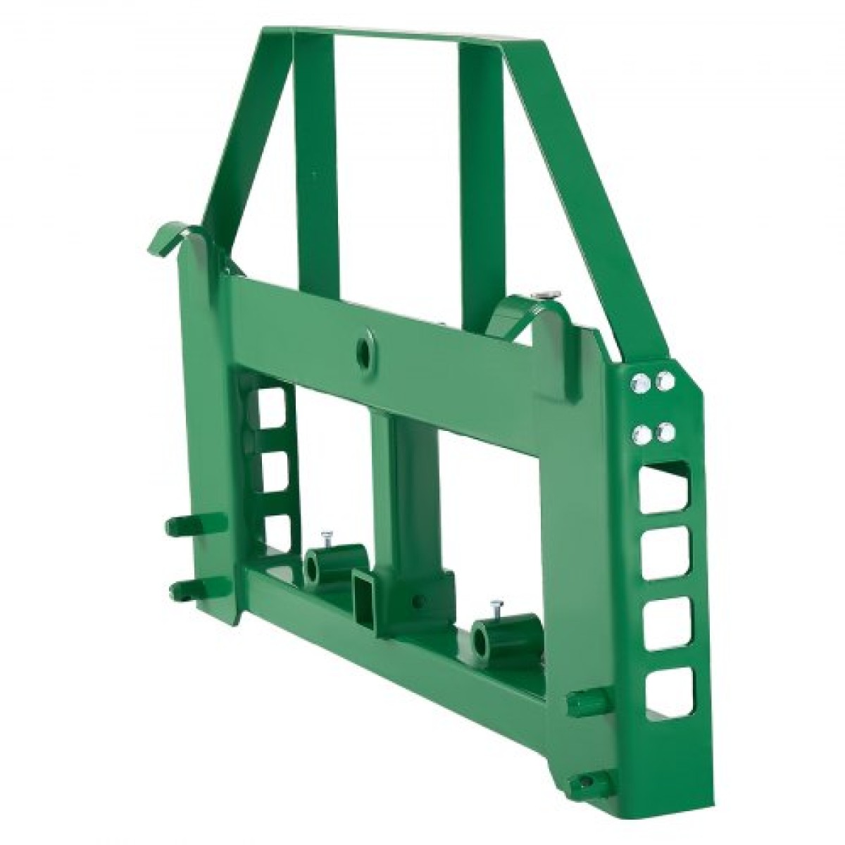 Πλαίσιο παλέτας Skid Steer VEVOR, 1814 kg Ονομαστική χωρητικότητα φόρτωσης, 115 cm Προσαρτήματα πλαισίου από πιρούνι παλέτας με δέκτη κοτσαδόρου 50,8 mm και μανίκια λόγχης, Ταιριάζει σε βάση γρήγορης σύνδεσης John Deere Loaders, Μόνο πλαίσιο