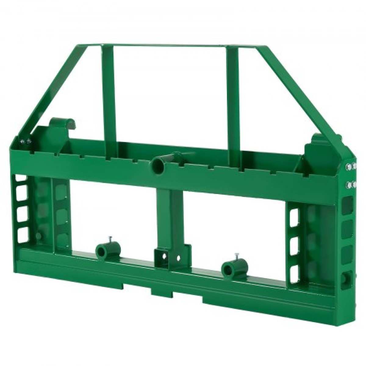 Πλαίσιο παλέτας Skid Steer VEVOR, 1814 kg Ονομαστική χωρητικότητα φόρτωσης, 115 cm Προσαρτήματα πλαισίου από πιρούνι παλέτας με δέκτη κοτσαδόρου 50,8 mm και μανίκια λόγχης, Ταιριάζει σε βάση γρήγορης σύνδεσης John Deere Loaders, Μόνο πλαίσιο