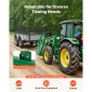Πλαίσιο παλέτας Skid Steer VEVOR, 1814 kg Ονομαστική χωρητικότητα φόρτωσης, 115 cm Προσαρτήματα πλαισίου από πιρούνι παλέτας με δέκτη κοτσαδόρου 50,8 mm και μανίκια λόγχης, Ταιριάζει σε βάση γρήγορης σύνδεσης John Deere Loaders, Μόνο πλαίσιο