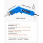 VEVOR Hot Knife Foam Cutter, Ηλεκτρικό εργαλείο κοπής αφρού 200W, 50℃ - 500℃ Ρυθμιζόμενο κόφτη από φελιζόλ με λεπίδες κοπής 150mm & 200mm για σανίδα KT, Πολυαιθυλένιο, Σφουγγάρι, Καουτσούκ - Περιλαμβάνεται κιβώτιο εργαλείων