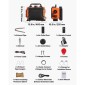 VEVOR Diesel Heater, 5-8KW, DC 12V/24V, All in One Φορητός αερόθερμος ντίζελ με τηλεχειριστήριο και οθόνη LCD, γρήγορη θέρμανση χαμηλού θορύβου, δεξαμενή καυσίμου 4,5 L για φορτηγά, φορτηγά, RV, τροχόσπιτα και γκαράζ
