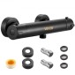 VEVOR Thermostatic Baucet Valve, 38℃ Secure Lock Thermostatic Valve Shower Kit Trim Kit, ζεστό κρύο νερό ντους βαλβίδες ελέγχου θερμοκρασίας με ηλεκτροφορητική επίστρωση για μπάνιο, RV