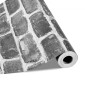 Ταπετσαρία VEVOR Peel and Stick, 45cm x 10m Χαρτί Επαφής Γκρι Τούβλο Waterpoof Αυτοκόλλητο, Εύκολο στο καθάρισμα & ξεφλούδισμα τοίχου Διακοσμητικό ρολό βινυλίου για υπνοδωμάτιο κουζίνα γραφείο γραφείο μπάνιου