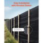 Ρολό από ύφασμα VEVOR Silt Fence, 0,91 x 152,4 m Περίφραξη ελέγχου διάβρωσης, σκληρά υφάσματα πολυπροπυλενίου βιομηχανικής ποιότητας για κατακράτηση ιζημάτων, προσωρινό ύφασμα για εργοτάξια