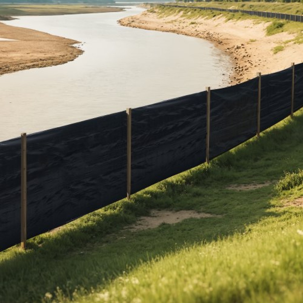 Ρολό από ύφασμα VEVOR Silt Fence, 0,91 x 152,4 m Περίφραξη ελέγχου διάβρωσης, σκληρά υφάσματα πολυπροπυλενίου βιομηχανικής ποιότητας για κατακράτηση ιζημάτων, προσωρινό ύφασμα για εργοτάξια