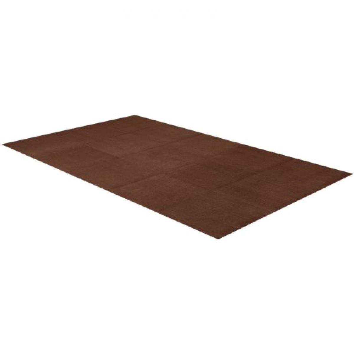VEVOR Πλακάκια Μοκέτας 610x610 mm, 20 ΤΕΜ Χαλιά με ξεφλούδισμα και ραβδί τετράγωνο χαλί, αυτοκόλλητο εμπορικό δάπεδο με μαλακή επένδυση για κάλυμμα χωρίς ραφή 7.4㎡, Εύκολη αντικατάσταση για το γραφείο του σαλονιού, σκούρο καφέ