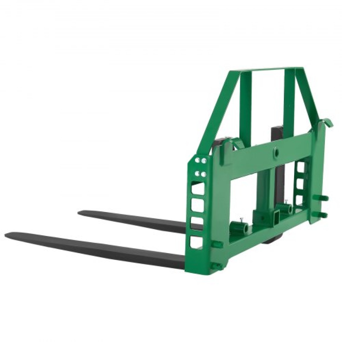 Πιρούνια παλετών VEVOR Skid Steer, 1814 kg Ονομαστική χωρητικότητα φορτίου, Εξάρτημα πλαισίου πιρουνιού παλετών με λεπίδες περονοφόρου περονοφόρου περονοφόρου παλέτας 915 mm, δέκτης κοτσαδόρου 50,8 mm και μανίκια λόγχης, κατάλληλο για τρακτέρ JD