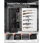 Χρηματοκιβώτιο VEVOR 4 Gun Safe, Μακρύ ντουλάπι όπλων για τουφέκια και πιστόλια, Θυρίδα ασφαλείας γρήγορης πρόσβασης με 2 υποδοχές πυρομαχικών, 2 τσέπες πιστολιού & 2 ρυθμιζόμενες βάσεις, μεγάλο ψηφιακό ντουλάπι με κλειδαριά κλειδιού και κωδικού πρόσβ