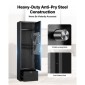 Χρηματοκιβώτιο VEVOR 4 Gun Safe, Μακρύ ντουλάπι όπλων για τουφέκια και πιστόλια, Θυρίδα ασφαλείας γρήγορης πρόσβασης με 2 υποδοχές πυρομαχικών, 2 τσέπες πιστολιού & 2 ρυθμιζόμενες βάσεις, μεγάλο ψηφιακό ντουλάπι με κλειδαριά κλειδιού και κωδικού πρόσβ