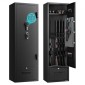 Χρηματοκιβώτιο VEVOR 4 Gun Safe, Μακρύ ντουλάπι όπλων για τουφέκια και πιστόλια, Θυρίδα ασφαλείας γρήγορης πρόσβασης με 2 υποδοχές πυρομαχικών, 2 τσέπες πιστολιού & 2 ρυθμιζόμενες βάσεις, μεγάλο ψηφιακό ντουλάπι με κλειδαριά κλειδιού και κωδικού πρόσβ