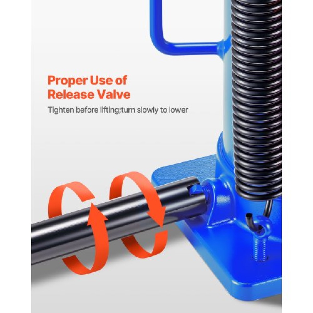 VEVOR Air Hydraulic Bottle Jack, χωρητικότητα φόρτωσης 20 τόννων, εύρος ανύψωσης 260-495 mm, πεπιεσμένος αέρας/χειροκίνητος συγκολλημένος γρύλος φιάλης βαρέως τύπου με αντλία για αυτοκίνητο, Pickup, Truck, RV, SUV, Auto Repair, House Lift, Μπλε