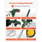 VEVOR Garden Pot Mover, Heavy Duty Plant Dolly Cart με ρυθμιζόμενο βραχίονα λαβής, μέγιστη χωρητικότητα βάρους 65 kg, Potted Plant Mover Dolly με βεντούζα και ασφαλή κλειδαριά, Ταιριάζει για χρήση σε εσωτερικούς και εξωτερικούς χώρους