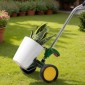 VEVOR Garden Pot Mover, Heavy Duty Plant Dolly Cart με ρυθμιζόμενο βραχίονα λαβής, μέγιστη χωρητικότητα βάρους 65 kg, Potted Plant Mover Dolly με βεντούζα και ασφαλή κλειδαριά, Ταιριάζει για χρήση σε εσωτερικούς και εξωτερικούς χώρους