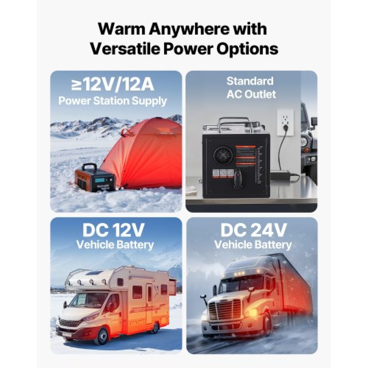 VEVOR Diesel Heater, 5-8KW, DC 12V/24V, All in One Φορητός αερόθερμος ντίζελ με έλεγχο Bluetooth APP, τηλεχειριστήριο και οθόνη LCD, δεξαμενή καυσίμου 7 L για φορτηγά, φορτηγά, RV, τροχόσπιτα και γκαράζ