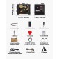 VEVOR Diesel Heater, 5-8KW, DC 12V/24V, All in One Φορητός αερόθερμος ντίζελ με έλεγχο Bluetooth APP, τηλεχειριστήριο και οθόνη LCD, δεξαμενή καυσίμου 7 L για φορτηγά, φορτηγά, RV, τροχόσπιτα και γκαράζ