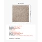 Πλακάκια μοκέτα VEVOR 457x457 mm, 10 συσκευασίες Τετράγωνο χαλί χαλί Αποσπώμενο & χωρίς φθορές, Αυτοκόλλητο δάπεδο σπιτιού με μαλακό βελούδινο κάλυμμα για κάλυψη 2,1 ㎡, Εύκολη DIY για σαλόνι & υπνοδωμάτιο, ανοιχτό καφέ