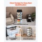 VEVOR Plastic Storage Drawers Cart, 4 Drawers Storage Organizer με ρόδες, Rolling Clocket Organisation and Storage Diviers, Dresser Organizer Clear Bins για είδη γραφείου, αίθουσες χειροτεχνίας, αίθουσες διδασκαλίας