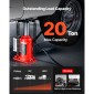 VEVOR Air Hydraulic Bottle Jack, χωρητικότητα φορτίου 20 τόννων, εύρος ανύψωσης 260-495 mm, πνευματικός/χειροκίνητος συγκολλημένος γρύλος φιάλης βαρέως τύπου με αντλία για αυτοκίνητο, Pickup, Truck, RV, SUV, Auto Repair, House Lift, Κόκκινο